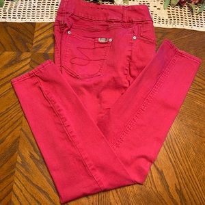 Seven7 Ladies size 14 Tummyless High-Rise Skinny Color: ChiliPepper